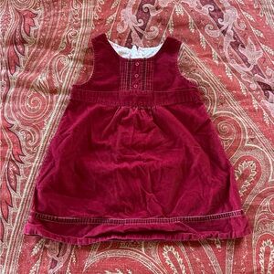 L L Bean Toddler girls corduroy jumper 2T